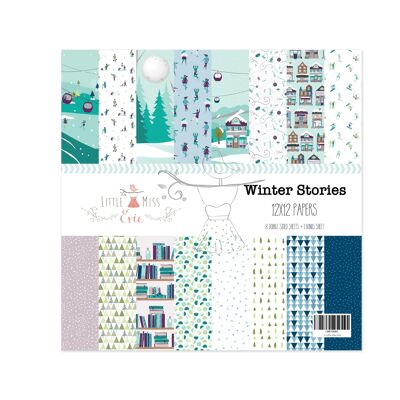 Paper set 12" Winter Stories