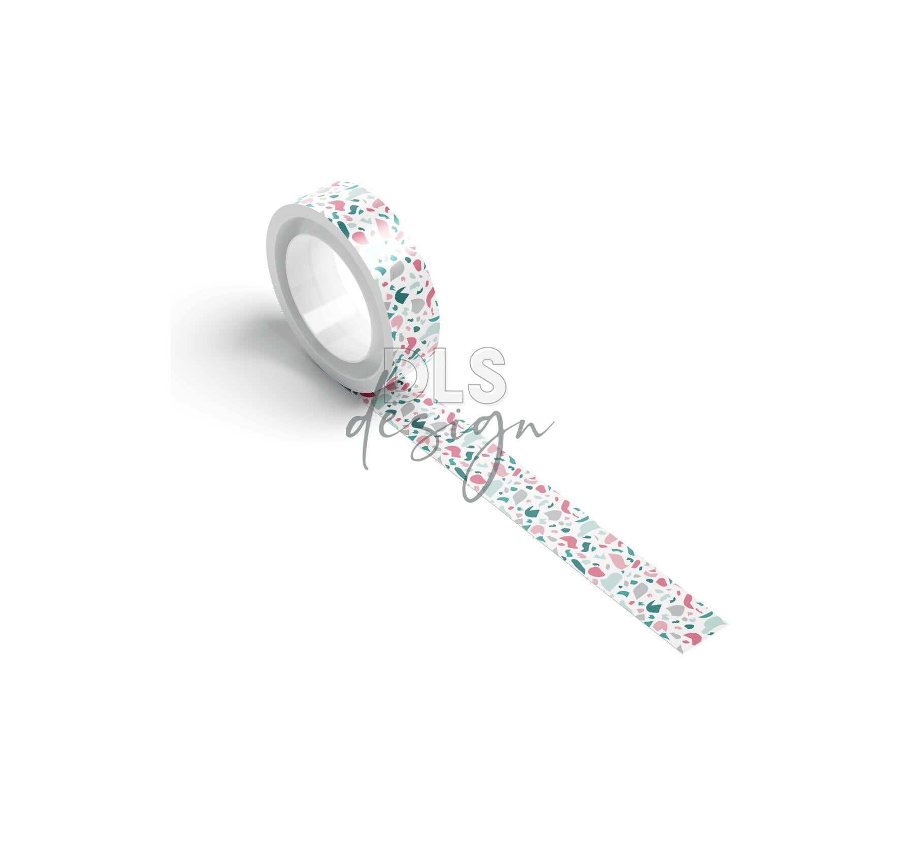 Washi Tape Terazzo Rosa e Menta