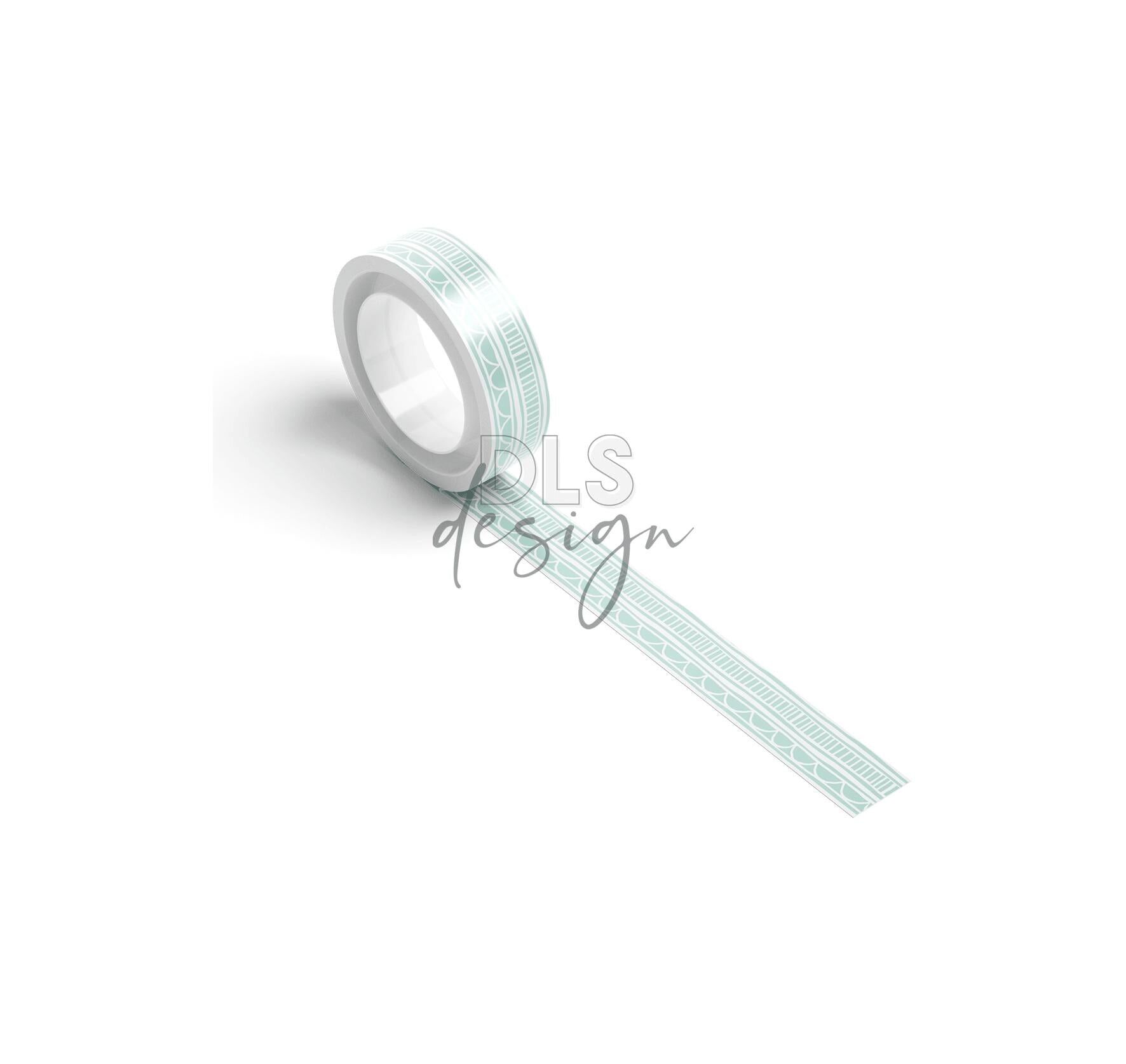 Washi Tape Lines en Bows Mint