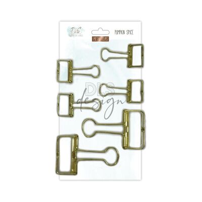 Clips Metálicos Dorado