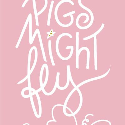 Callcard® iPhone 10 Pigs rose