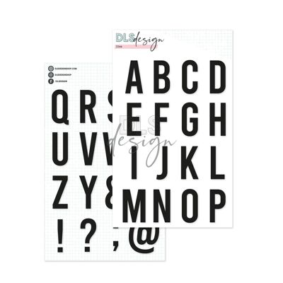 Die Set Alphabet Gilmo Grand