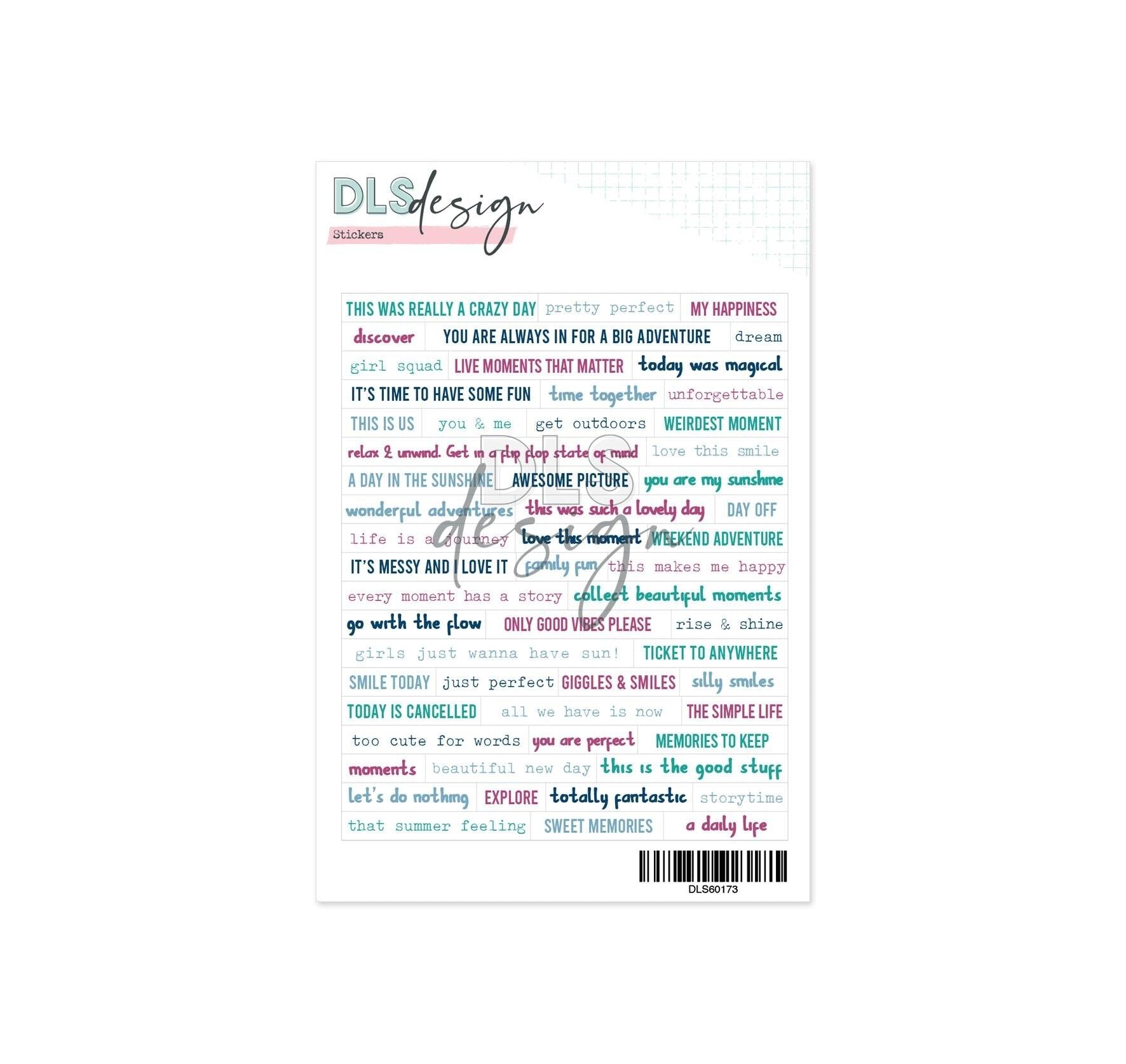 Wort-Aufkleber Verrückter Tag