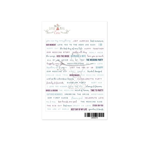 Word Stickers Love Story (English)