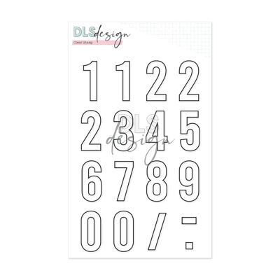 Klarer Stempel Gilmo Big Numbers Outline