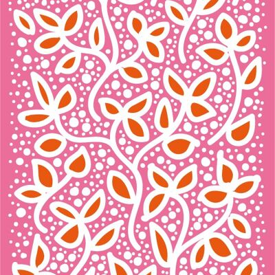 Callcard® iPhone 10 Pink foliage