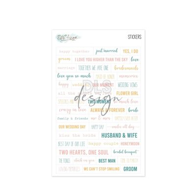 Word Stickers Our Moment (English)
