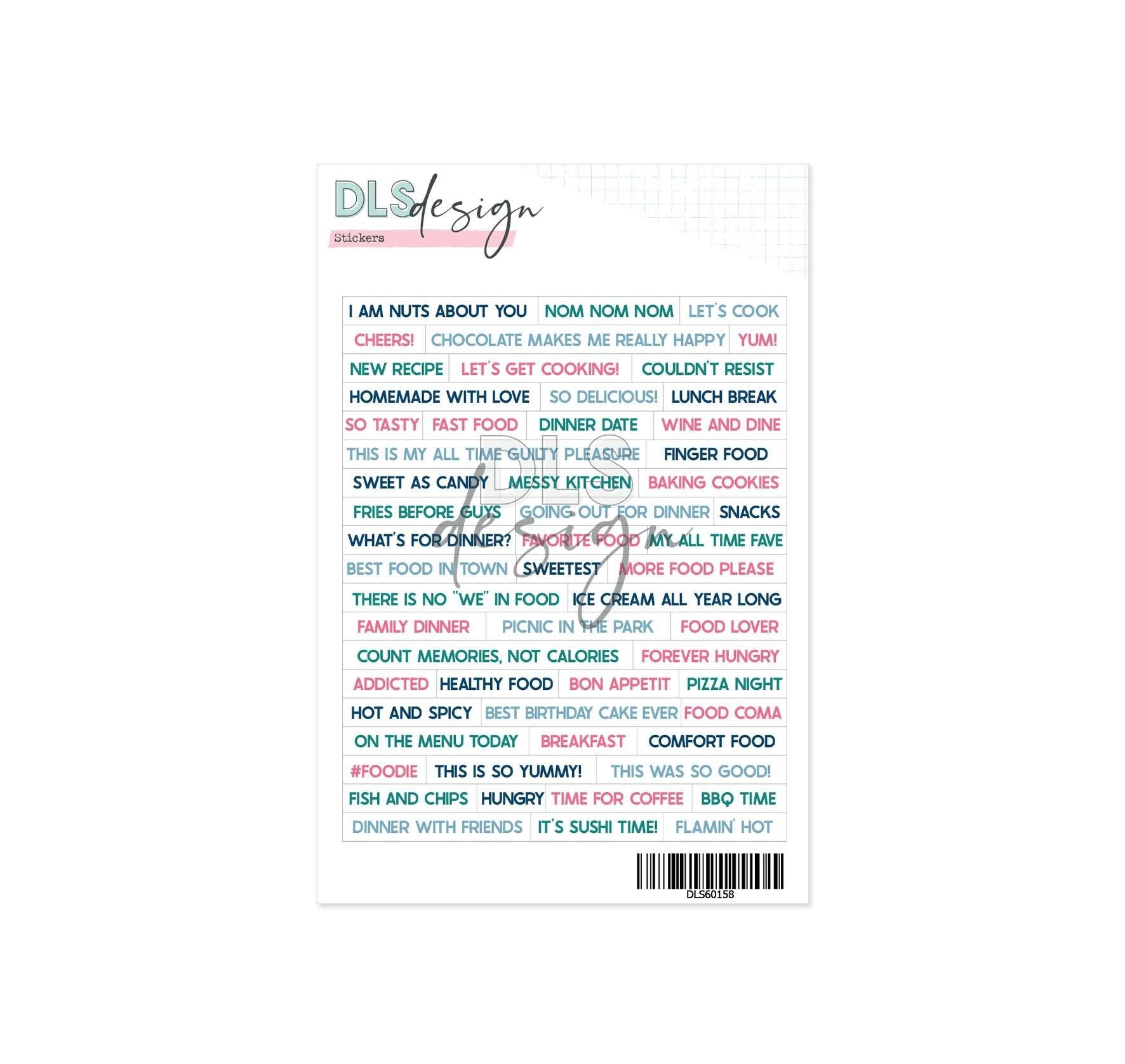 Wort-Aufkleber Essen