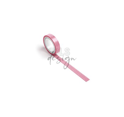 Washi Tape Scallop Rose Pink