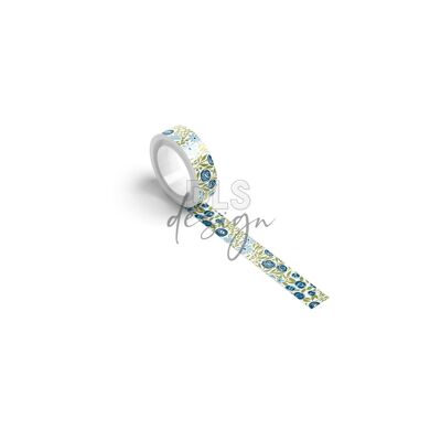 Washi Tape Dots Peaceful Flowers