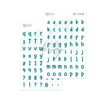 Puffy Stickers Alphabet Essentials Colton Paon