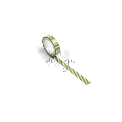 Washi Tape Jakobsmuschel grün