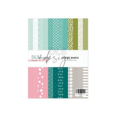 Bloc de papel 6x8" Lovely Cardstock & Basics
