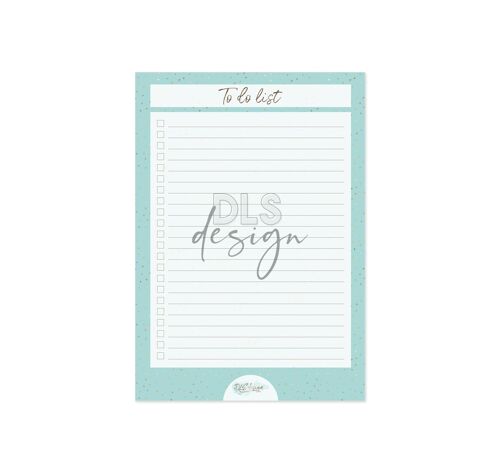 Notepad To Do Teal