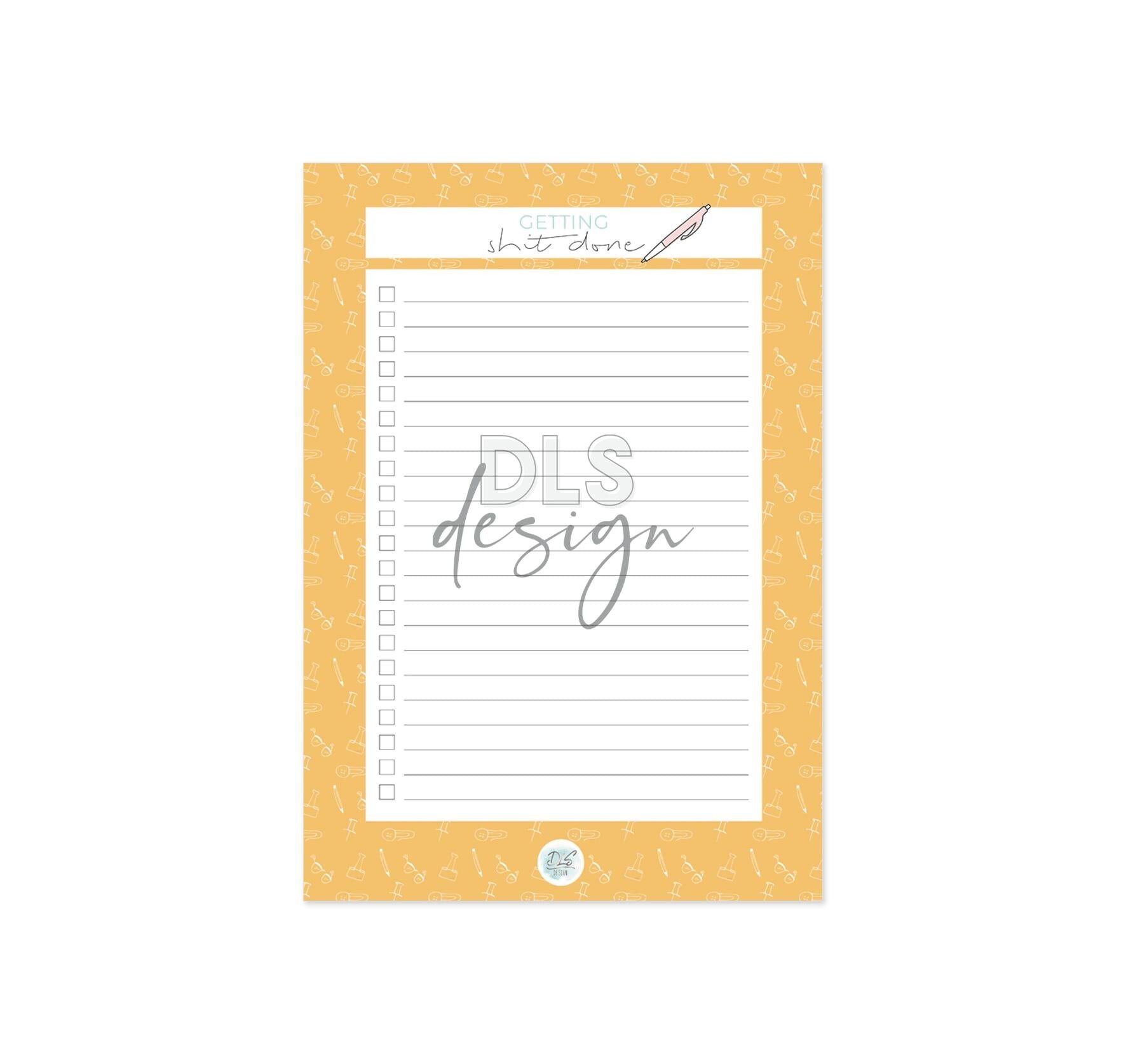 Notizblock Get Shit Done