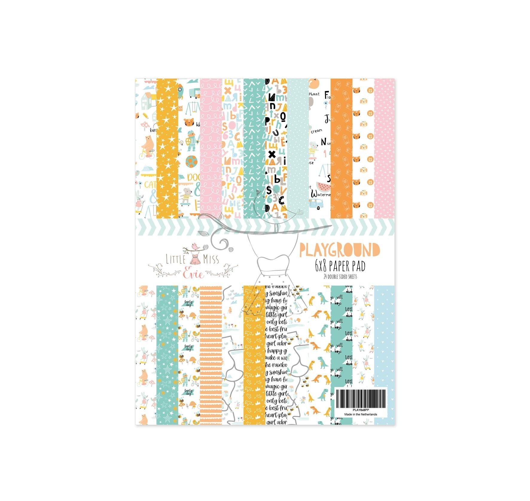 Bloc de papier 6x8" Aire de jeux