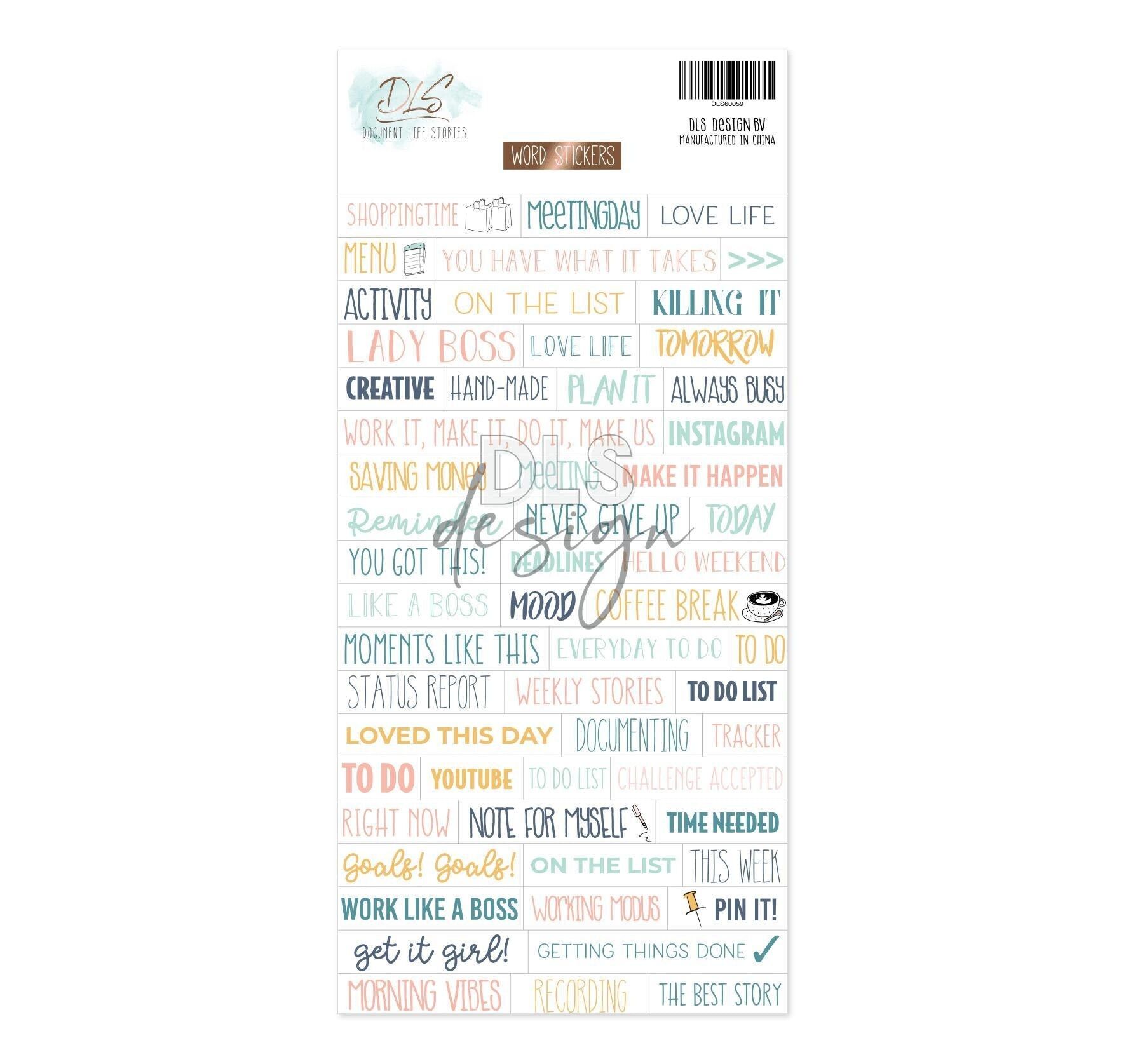 Wort-Aufkleber Working Girl