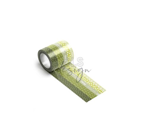 Washi Tape Set - Essentials - Green Prints