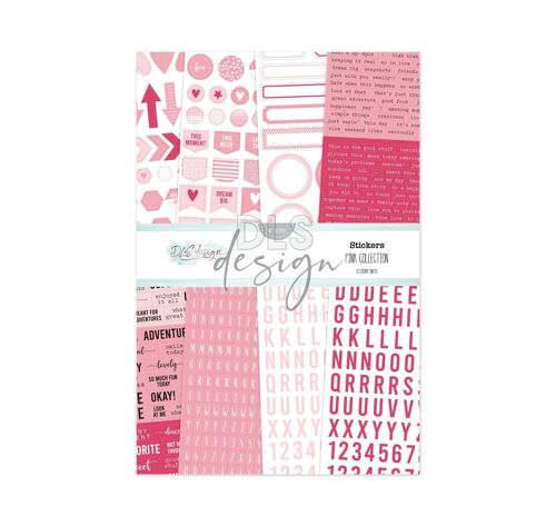 Sticker Set Essentials Pink