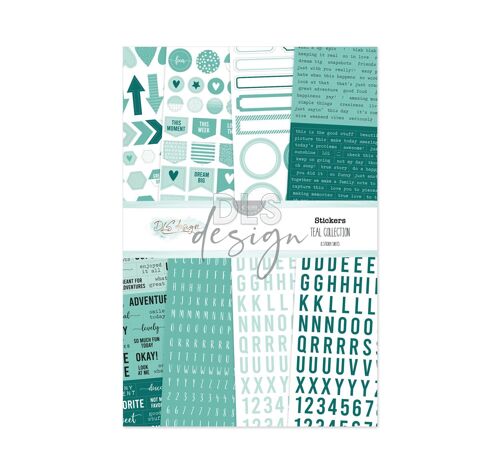 Sticker Set Essentials Teal