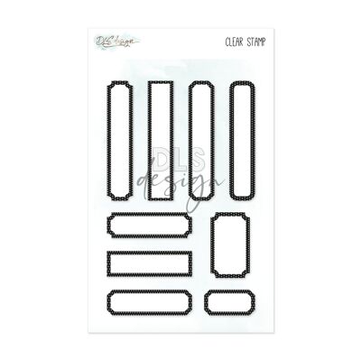Clear Stamp Labels Dots