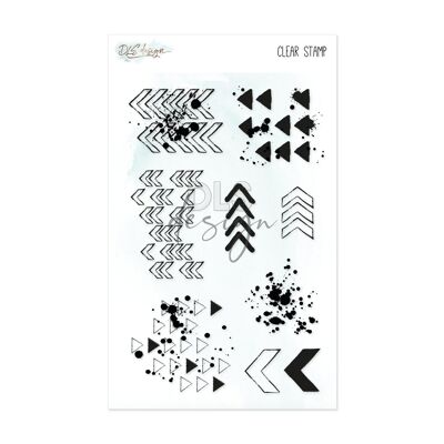 Clear Stamp Chevrons