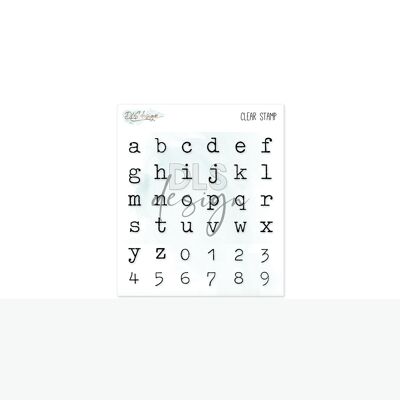 Clear Stamp Schreibmaschinen-Alphabet
