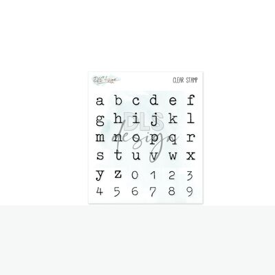 Clear Stamp typwriter Alphabet