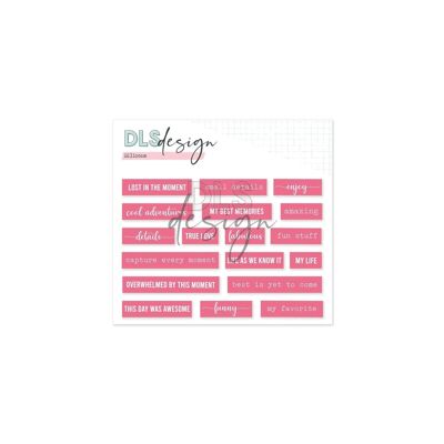 Silicone Essentials Words Pink