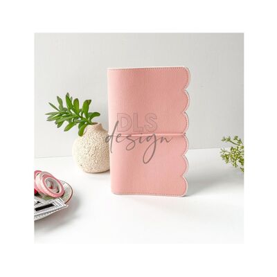 Story Journal festoneado rosa (tamaño estándar)