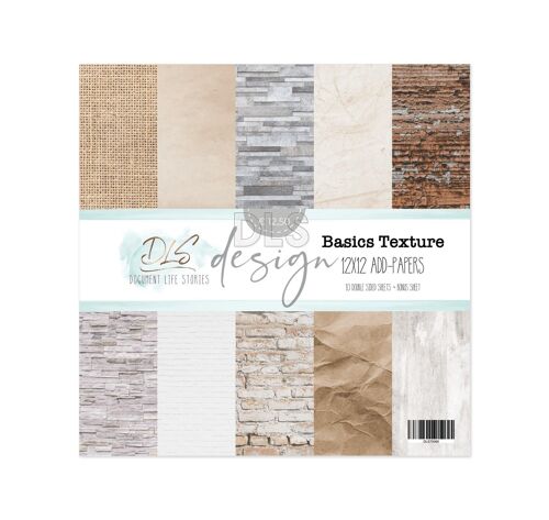 Paper Set 12" Basic Textures