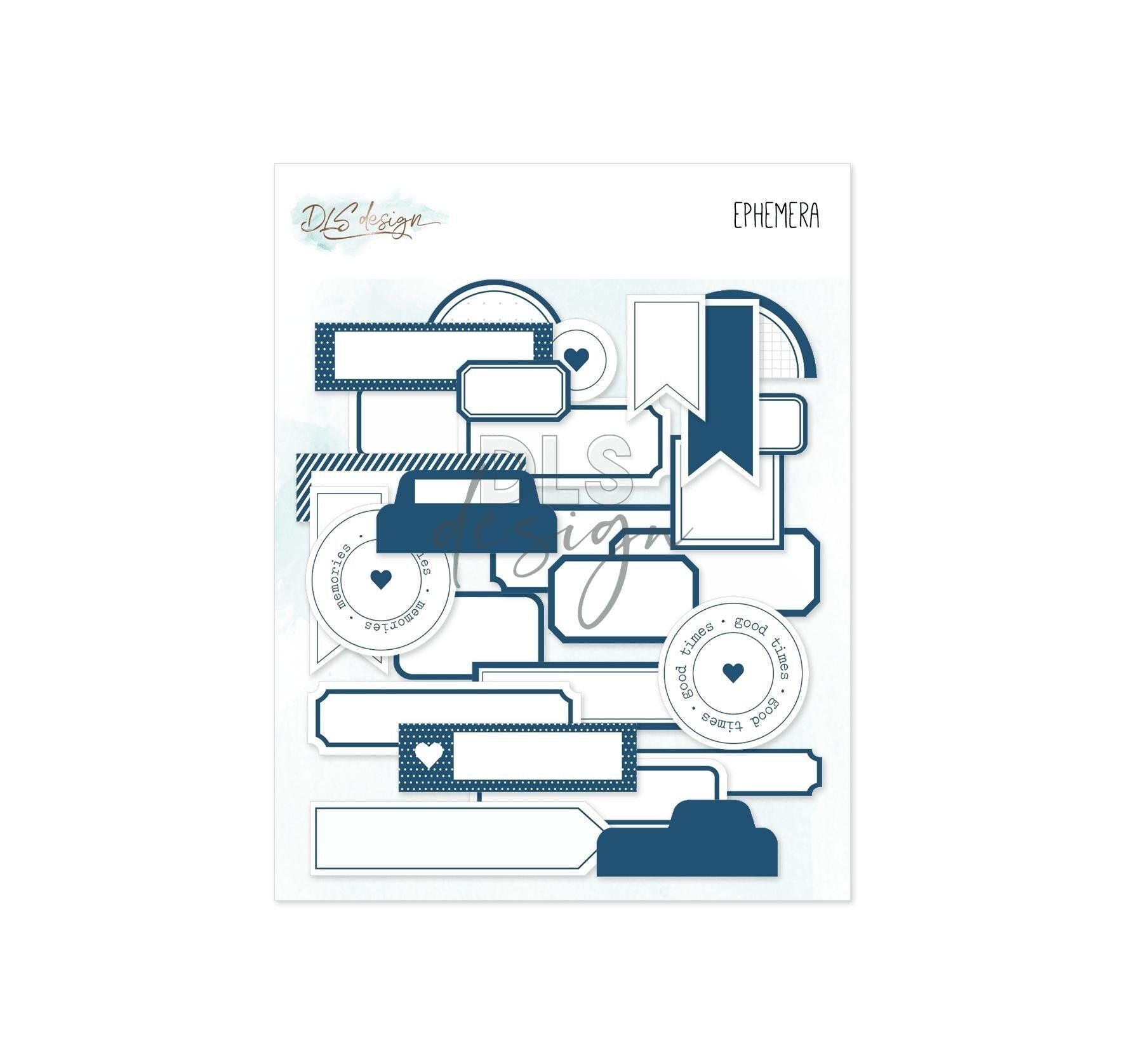 Etichette effimere Navy