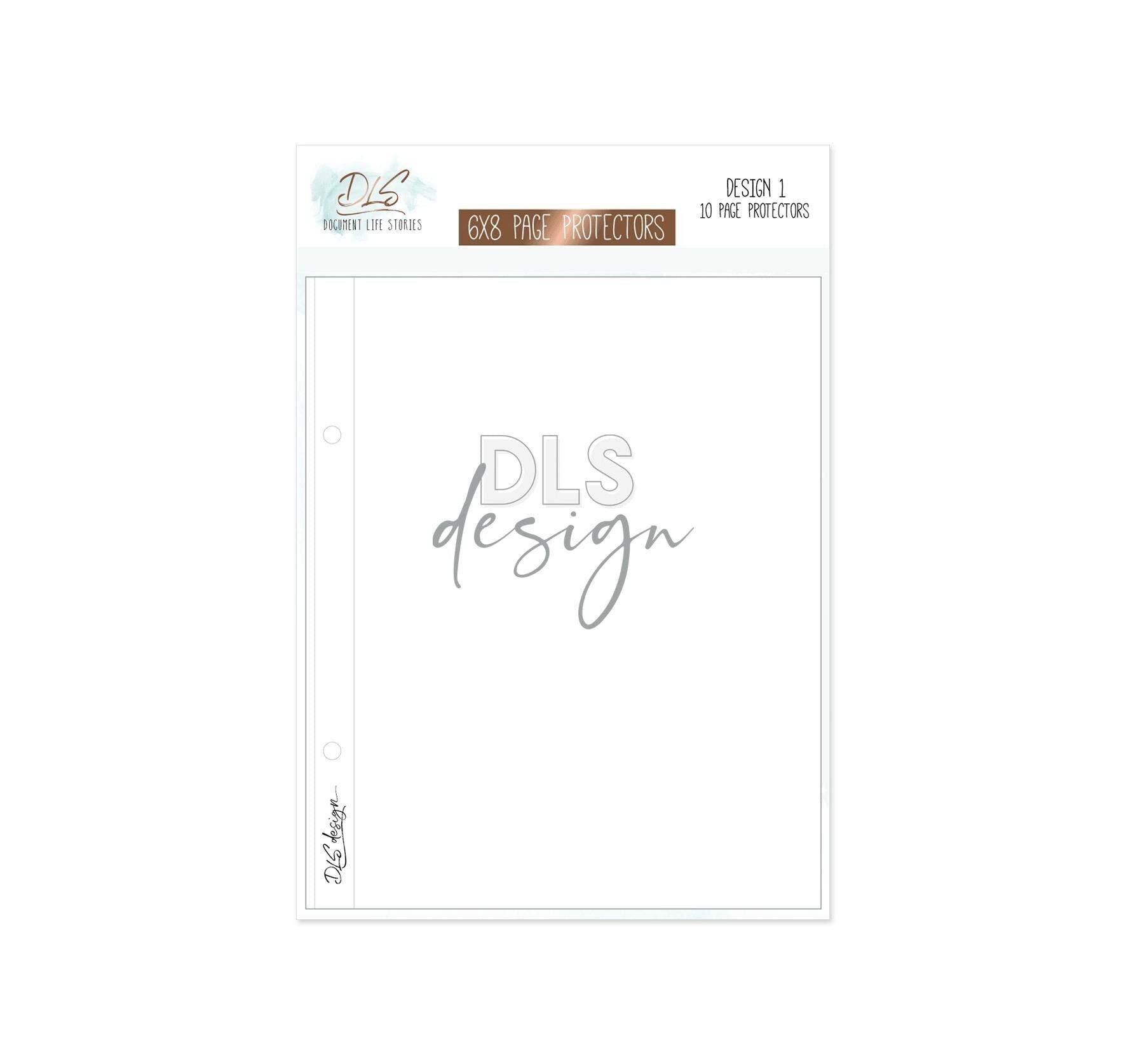 Page Protector 6x8" Design 1