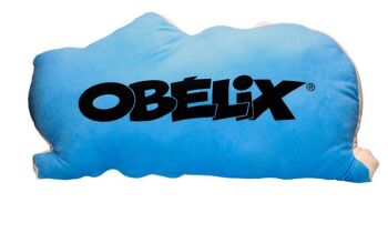 Coussin déco couchage Obelix avec idefix 74 cm 2