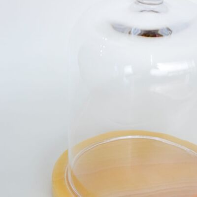 Cúpula de vidrio Honey Onyx