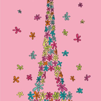 Callcard® iPhone 10 Flowtower pink