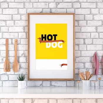Impression de hot-dog teckel 7