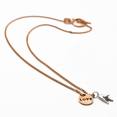 Collier Amour Inconditionnel - Or Rose