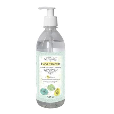 Grapoila Nettoyant pour les mains Menthe verte, Aloe Vera, Camomille 500 ml