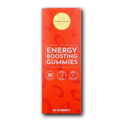 Vitamin B Complex All Day Energy Gummies - Orange Flavoured - One Month Supply