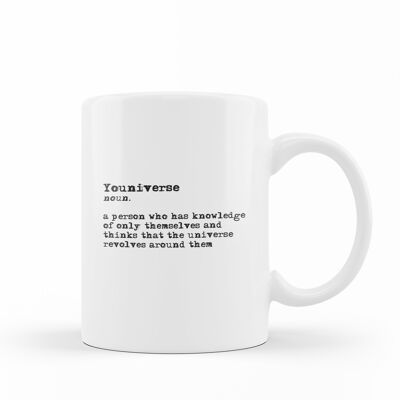 Youniverse - funny definition mug
