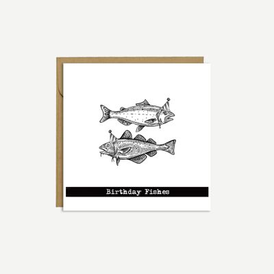 FISH - 'Birthday Fishes' - Birthday Card