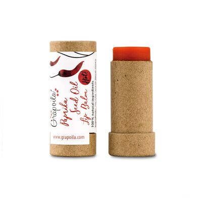 Grapoila Paprika Seed Oil Lip Balm (Slightly Hot)