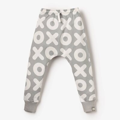 Pantaloni jogger in jersey organico GOTS - XOXO Grey