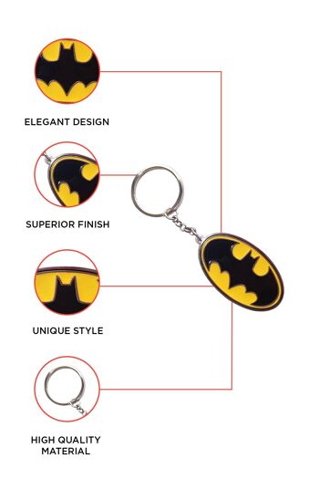 Porte-clés logo DC Batman 2