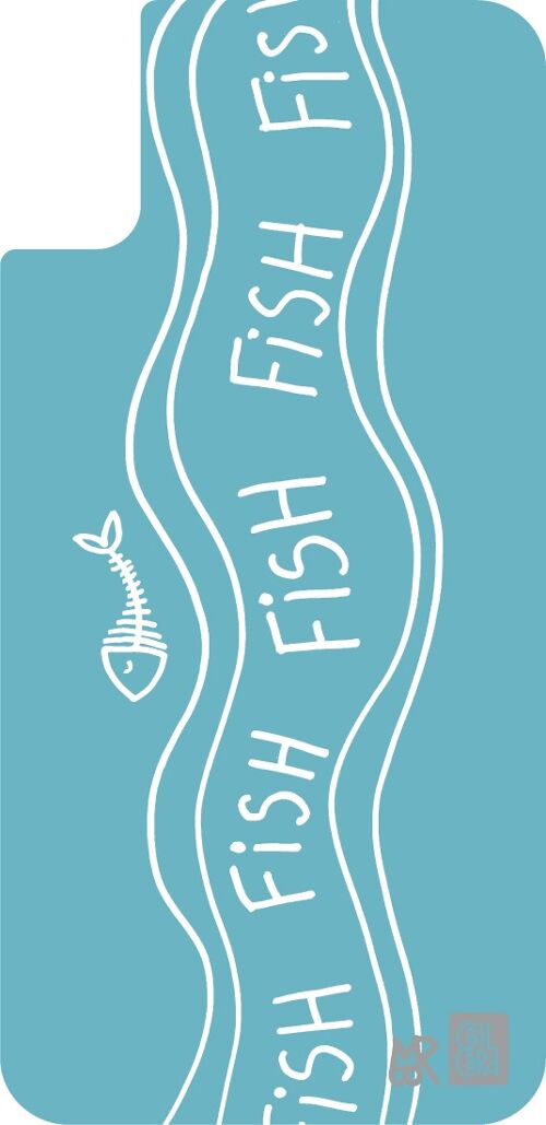 Callcard® iPhone 10 Fishriv ciel