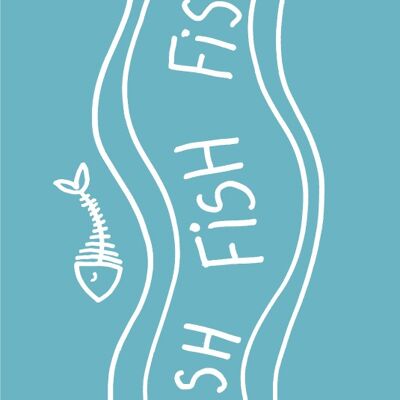 Callcard® iPhone 10 Fishriv ciel