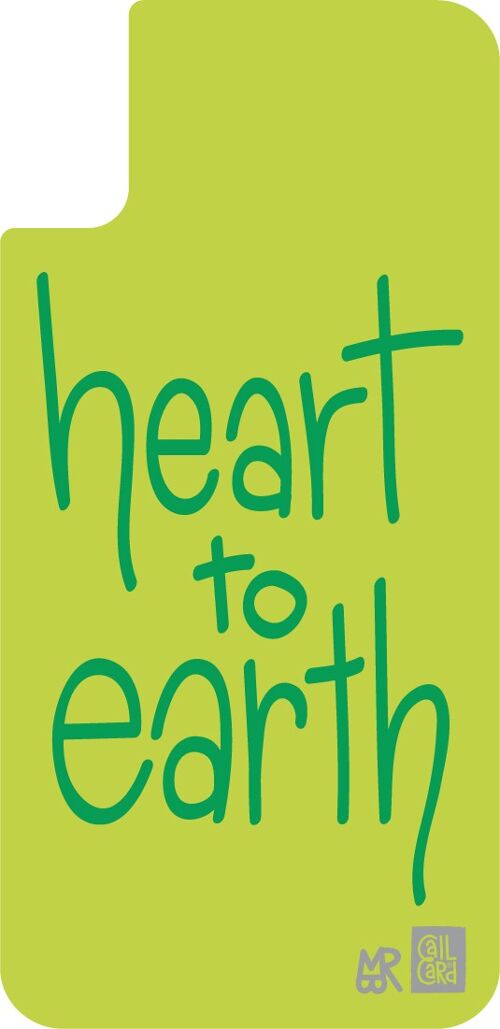 Callcard® iPhone 10 Heart vert