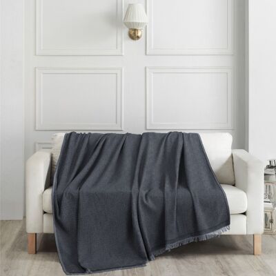 Manta para sofa Negro 170 x 240 cm