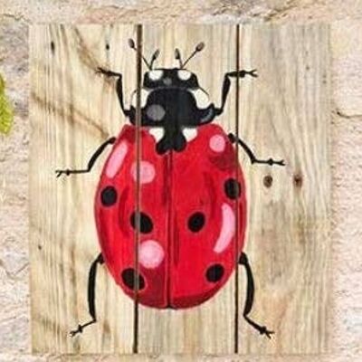 Coccinella in legno Art